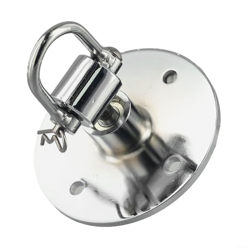 Stainless Steel 360 Degree Swivel Hook for MMA Pear Shaped Punching Bag, Speed Ball Base with High Load Bearing for Boxing Training Equipment