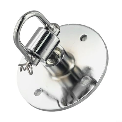 Stainless Steel 360 Degree Swivel Hook for MMA Pear Shaped Punching Bag, Speed Ball Base with High Load Bearing for Boxing Training Equipment