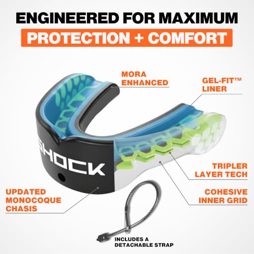 Shock Doctor Gel Max Power Carbon Convertible Mouth Guard - color: The King, size: Adult