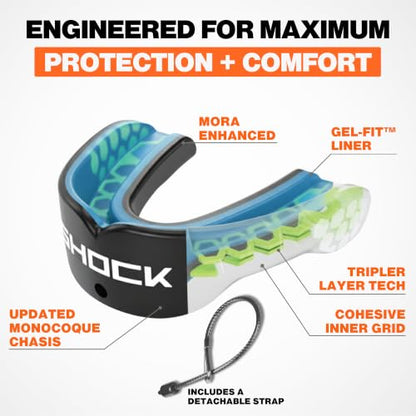 Shock Doctor Gel Max Power Carbon Convertible Mouth Guard - color: The King, size: Adult