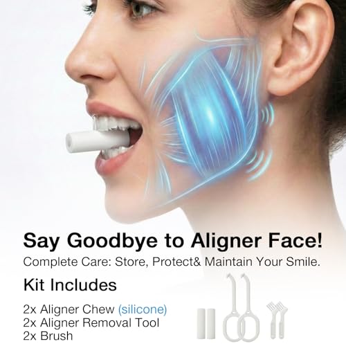 2 Pack Retainer Case with Mirror, Aligner Case Kit for Invisalign - color: 2 Pack - WhiteMirror