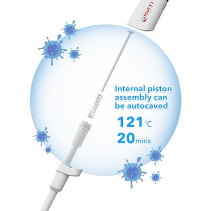 FOUR E'S SCIENTIFIC 20-200μL Pipette, Professional Single-Channel Pipettor Lightweight High Accurate Adjustable Variable Volume Micro Pipette with Calibration Certificate (Model LH0301006)
