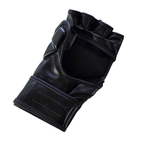 MMA Gloves, UFC Kickboxing Gloves, MMA Sparring Gloves, MMA Training Equipment, Fighting Gloves for Mixed Martial-Arts, MMA Training Gloves Adults Men & Women by BeSmart - color: Blue Mesh, size: X-Large