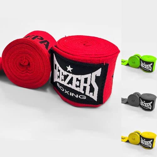 Geezers Prepare to Fight Hand Wraps - color: Red, size: 4m