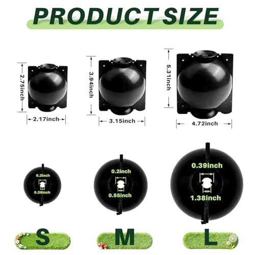12 PCS Plant Root Growing Box, Reusable Air Layering Propagation Kit Rooting Ball Grafting Tools for Plant Propagation - size: Large