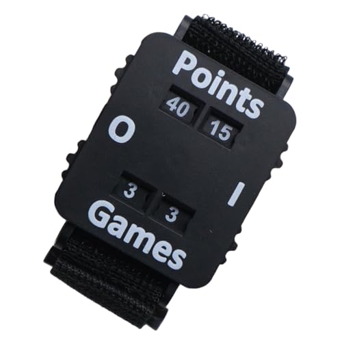 Score Counter Watch Adjustable Wristband Score Keeper for Cricket Tennis and Padel Portable Manual Stroke Tracker with High Visibility Display for Outdoor Practice and Matches