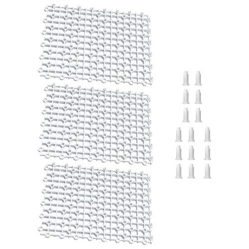 BESPORTBLE 1set Aquarium Bottom Divider Board Plastic Fish Tank Isolation Grid for Breeding and Separation Support Columns