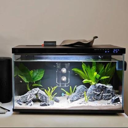 Fish Tank Feeder Ring with Suction Cups Aquarium Feeding Tool for Precise Feeding Preventing Food Drift Suitable for Freshwater and Marine Aquariums