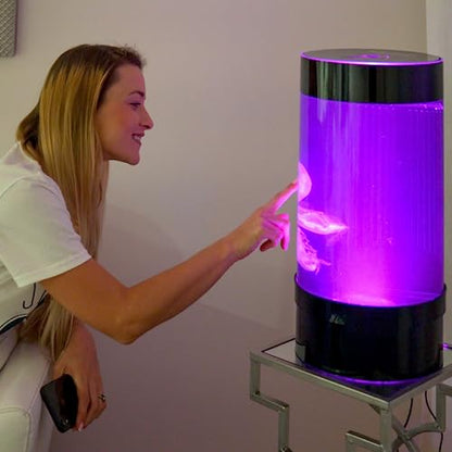 Jelly Cylinder 5 (Aquarium only kit) - Beginner Aquarium for Live Jellyfish (Black)