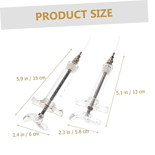Sosoport 2sets Feeding Tube for Little Birds Parrot Hand Feeding Syringe Pet Feeder Use