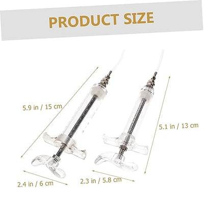 Sosoport 2sets Feeding Tube for Little Birds Parrot Hand Feeding Syringe Pet Feeder Use