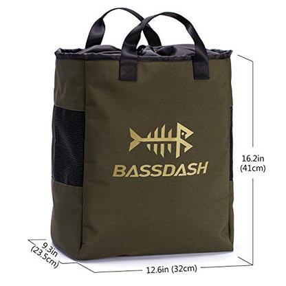BASSDASH Fishing Hunting Wader Bag Vented Mesh Shoe Boot Bag