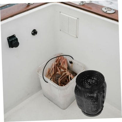 Large Fish Cage with Anti-Escape Net Design for Easy to Install and Clean Fishing Net Cage for Caught Fish and Shrimp Round Fishing Holder