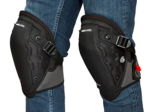 Prolock Impact-Absorbing Gel Knee Pads, Ideal for Flooring/Roofing, Easy to Adjust With Glove-Friendly Pull Tabs (1 pair) - style: Gel Knee Pad