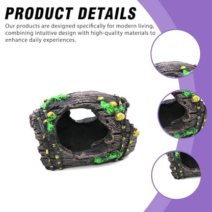 Broken Wine Barrel Aquarium Decorations Resin Caves Hide Hut Fish Tank Ornaments for Home Office Fish Tank Decor