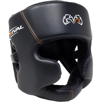 RIVAL Boxing RHG60F 2.0 Workout Full Face Headgear - Adjustable Lace Top, Chin Protection, and Multi-Layered Foam Padding - size: Small