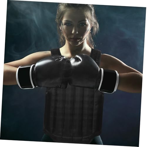 Taekwondo Chest Guard Black EVA Sponge Protector for Training
