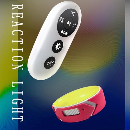 OVARIA Speed Agility Training Lights, Reaction Training Equipment with Remote Control, Portable Sports Fitness Trainer for Basketball, Soccer and Lacrosse (Size : 4) - size: 4