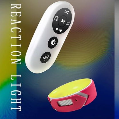 OVARIA Speed Agility Training Lights, Reaction Training Equipment with Remote Control, Portable Sports Fitness Trainer for Basketball, Soccer and Lacrosse (Size : 4) - size: 4