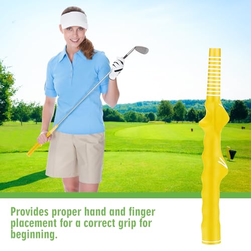 Arrowbash Golf Grip Trainer Right Handed Swing Training Aid - color: Yellow