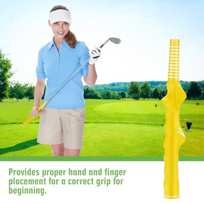 Arrowbash Golf Grip Trainer Right Handed Swing Training Aid - color: Yellow