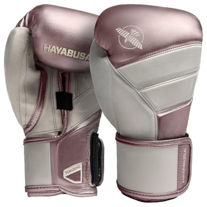 Hayabusa T3 Boxing Gloves - Sparring - color: Rose Gold, size: 18oz