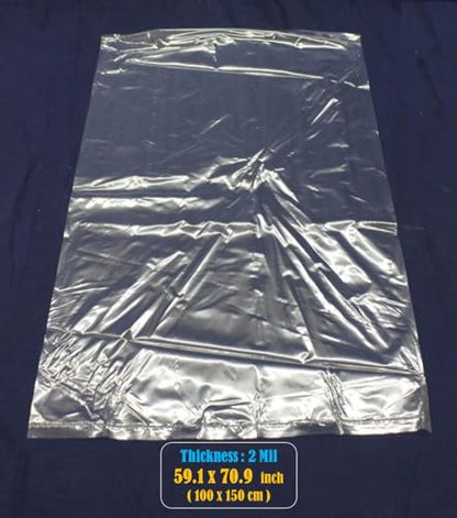 Extra Large Storage Bags 59x71 Inches Huge Plastic Bags for Furniture, Big Luggage, Industry Equipments, Business and Agriculture Use (5 pcs)