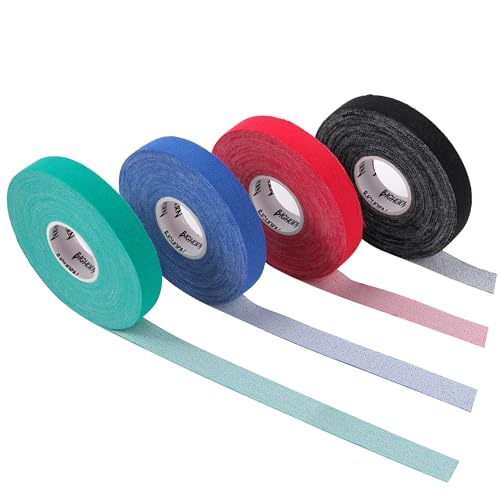 Bighorn Athletics Finger Tape, 0.5in x 45ft, 8 Rolls, Red/Black/Blue/Green - color: Red, Black, Blue, Green, size: 0.5-Inch