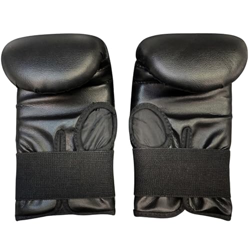 Boxing Bag Mitt Gloves, Lightweight, Shock Absorbing, PU Leather Boxing Training Workout Men & Women - size: Large