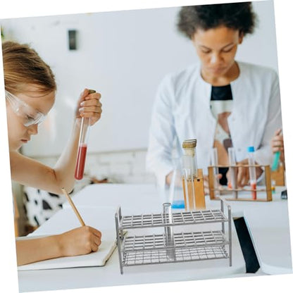 PRETYZOOM Test Tube Rack Sampling Tube Holder for Laboratory Use Organizer for Secure Test Tube Display and Compatibility