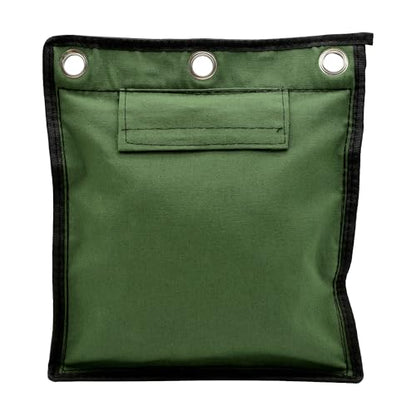Wing Chun Wall Bag Canvas Leather Punch Bag for Kung Fu Boxing Training | Reinforced Stitching for Long-Lasting Durability - color: BLACK