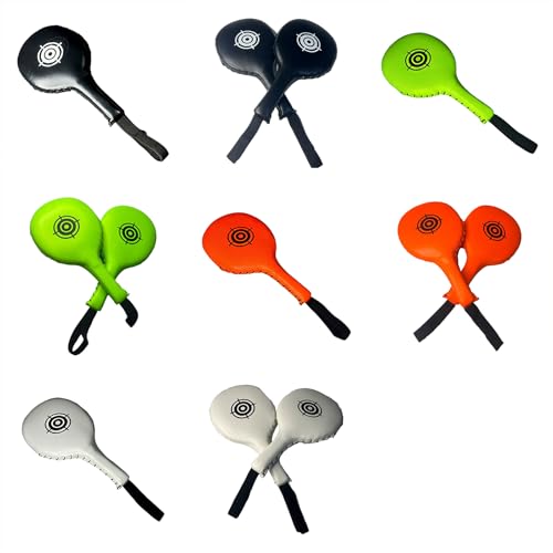 Taekwondo Kick Pad Single Strikes Karate Kicking Targets Pad Punching Paddle for Kickboxing and Karate Training - color: White, size: two