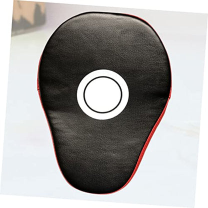 Handheld Boxing Pads Curved Taekwondo Training Mitts for MMA Kickboxing Kung Fu Durable Red Black with Enhanced Inner Padding for Strike Absorption