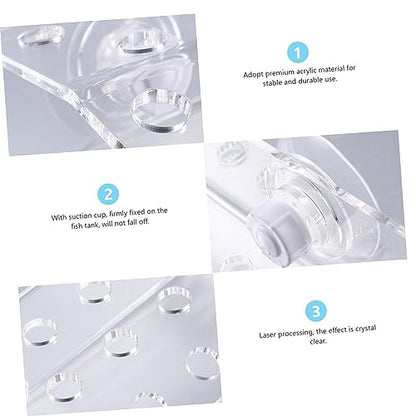 BESPORTBLE Frag Rack Support Holder for Aquarium Acrylic Bracket Fish Tank Decorations