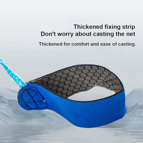 KAFELE Large Frisbee-Style Tire Line Casting Net, Bottom Anti-Hanging Chain, Suitable for Beginners, Easy to Use