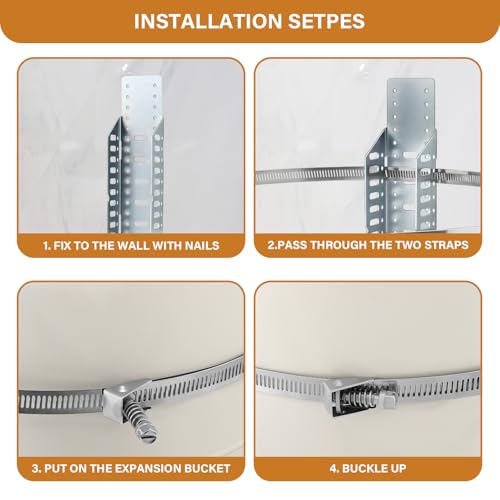 Universal Expansion Tank Water Heater Wall Mounting Bracket