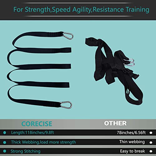 Weighted Training Waist Belt for Pulling Sled and Tires,Weight Sled Pulling Strap,Sled Trainer Pull Leash of Sled Harness,Pulley Strap for Strength Speed Agility Training - style: Strap 2pcs
