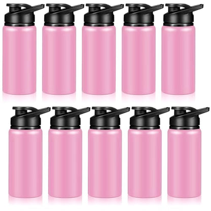 Mimorou Aluminum Water Bottles Bulk 17oz - color: Pink