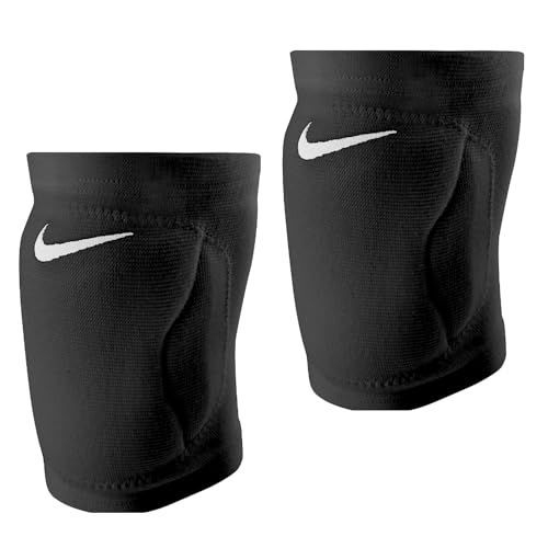 Nike Premium Dri-Fit Knee Pads (1 Pair), Essential/Streak/Varsity, Cushioning/Sweat-wicking/Unisex (Streak Black - XL/XXL) - color: Streak Black - XL/XXL
