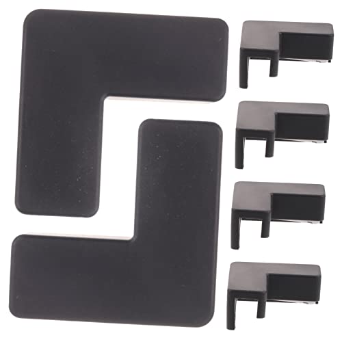 6pcs Fish Tank Corner Guards Soft Corner Protectors for Aquariums and Furniture Safety Bumper Cushions to Prevent Bumps and Injuries - color: Black