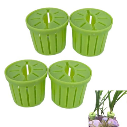 4 Pack Aquarium Plant Holder Fish Tank Plants Pots Anti-Floating Aquarium Plant Weights Aqua Soil Container for Echinodorus Bleheri Live Freshwater Plants Substrate Tabs Fertilizer Stratum