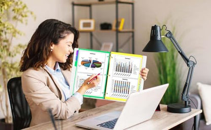 3 Set Dividers for 3 Ring Binders,5 TAB Binder Dividers,Plastic, Multicolor Binder separators with tabs
