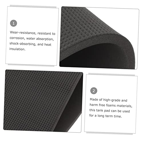 ORFOFE Shockproof Fish Tank Mat Non-Slip Insulated Aquarium Pad for Freshwater Tanks Thick for Leveling and Reducing Vibration Under Aquariums
