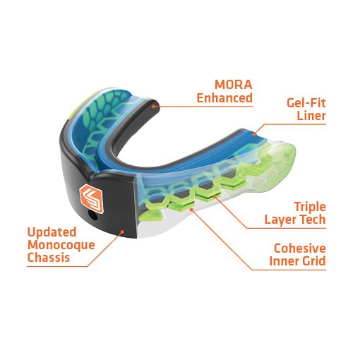 Gel Max Power Flavored Mouth Guards - color: Blue Rasberry, size: Youth