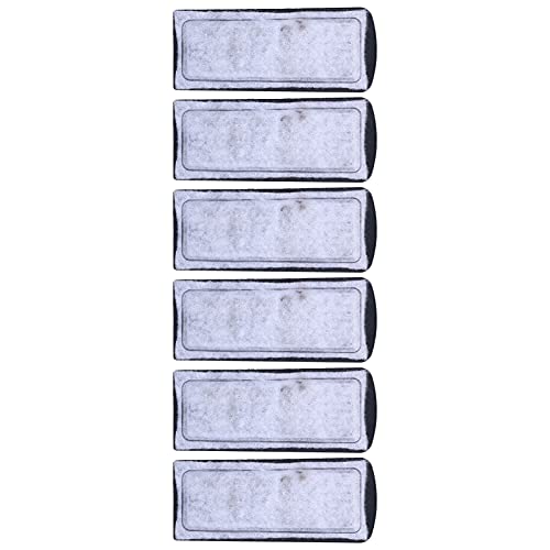 Aquarium Filter Cartridges 6 Pack, Replacement Filter Media for Fish, Compatible with, Power Filters, Activated Carbon Filter Pad for Water