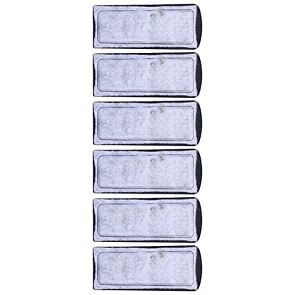 Aquarium Filter Cartridges 6 Pack, Replacement Filter Media for Fish, Compatible with, Power Filters, Activated Carbon Filter Pad for Water