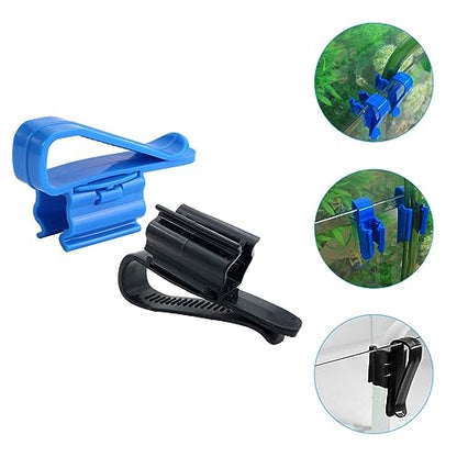 balacoo 10pcs Aquarium Water Tube Clip Multi-function Fixing Clamp for Fish Tank Hose Easy Installation Water Hose Holder Space-saving Design for Aquarium Setup
