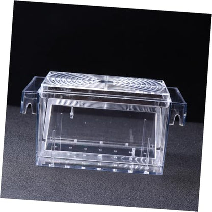 Breeding Box Acrylic Aquarium Fish Tank Isolation Breeder Box Fish Hatching Tank for Betta and Guppy Fry Rearing