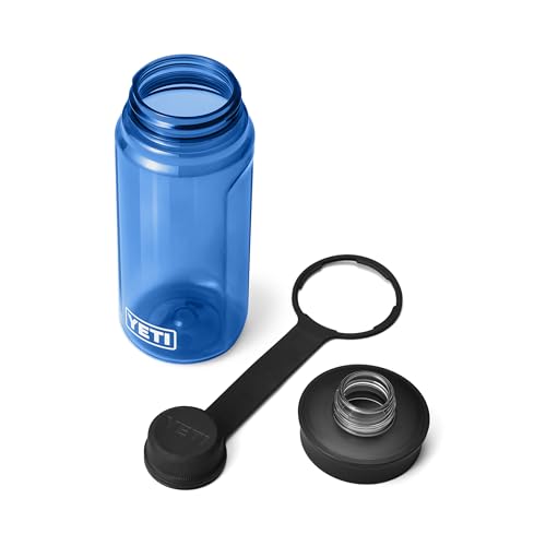 YETI Yonder Water Bottle with Yonder Tether Cap, Lightweight, Leakproof and BPA-Free - color: Royal Blue, size: 20 Ounces