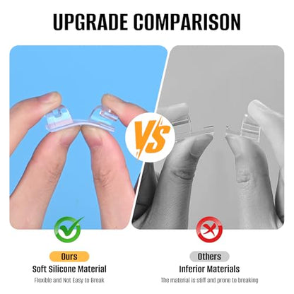 50 Pcs Self Adhesive Cable Clips,Upgraded Cable Management with Screw Hole,Strong Cord Organizer for Under Desk,Car,TV PC,Christmas Light Indoor/Outdoor-M